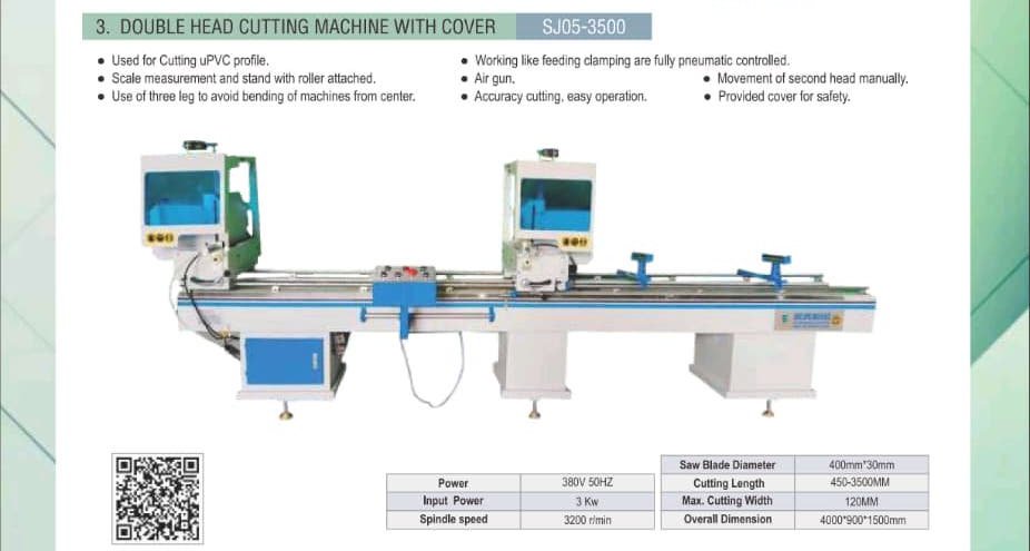 Double Head Cutting Machine with Cover SJ05-3500