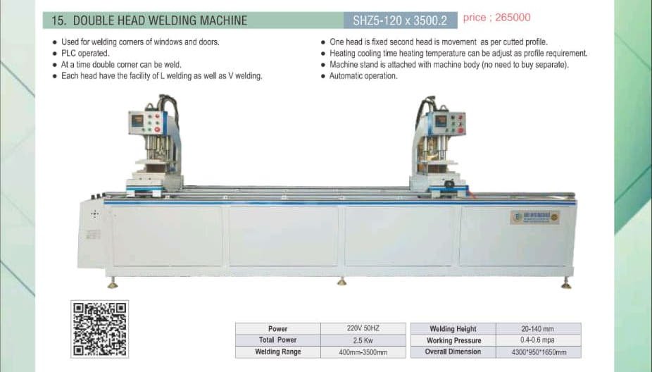 Double Head Welding Machine SHZ5-120x3500.2
