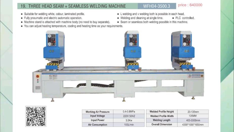 Three Head Seam and Seamless Welding Machine WFH04-3500.3